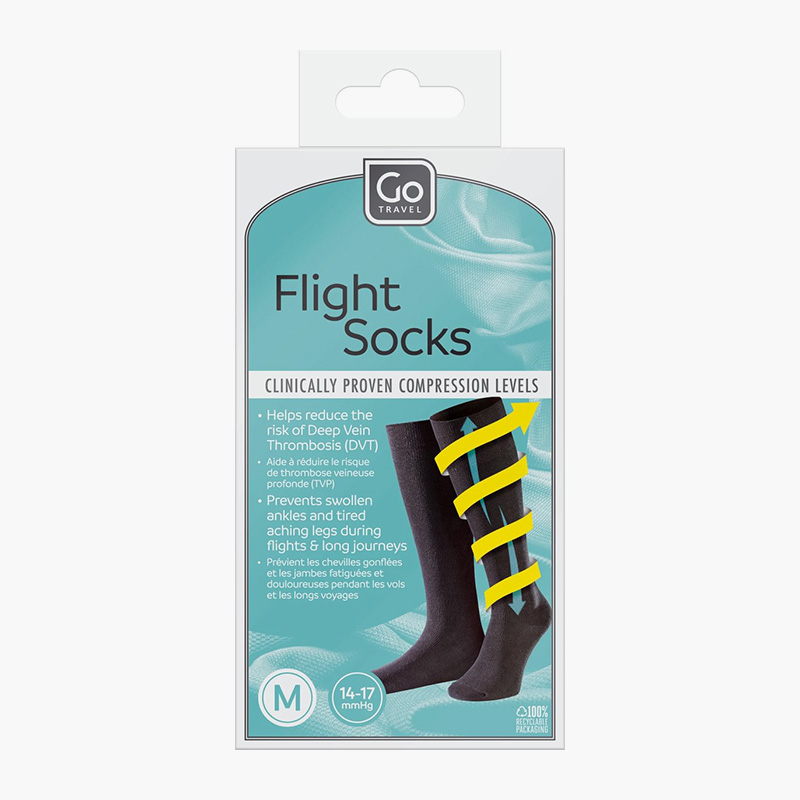 Go Travel – Flight Socks flygstödstrumpor - Bild 2