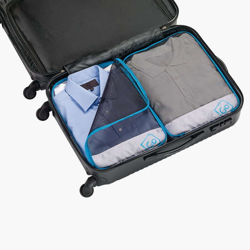 Go Travel packpåsar för resväskan