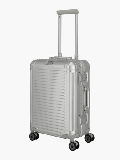 Travelite next aluminium kabinväska 55 cm i silver
