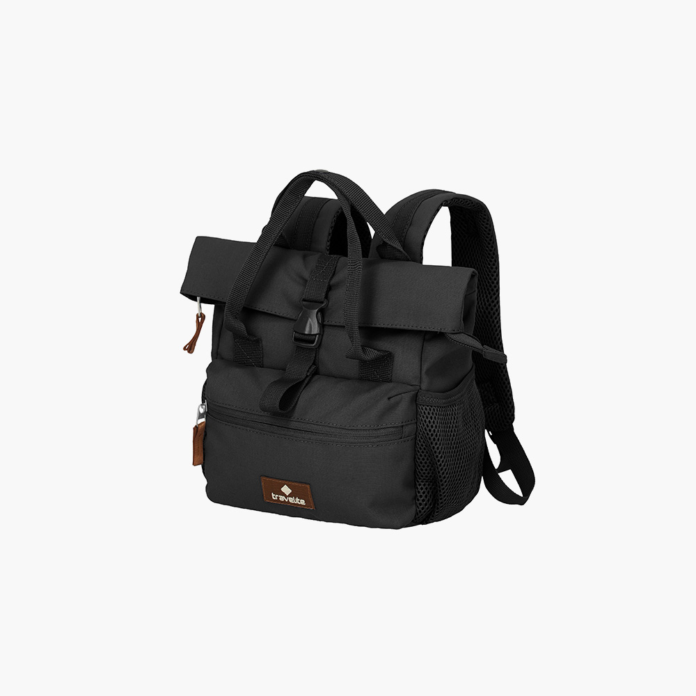 Travelite Basics Short Handle Mini ryggsäck i svart