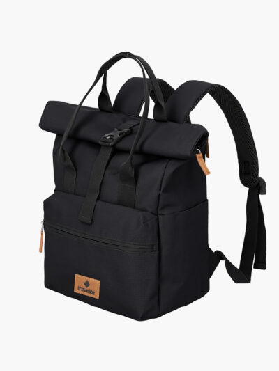 Travelite Basics Short handle rollup ryggsäck i svart