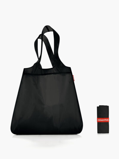 Reisenthel Mini Maxi Shopper hopfällbar shoppingpåse i svart