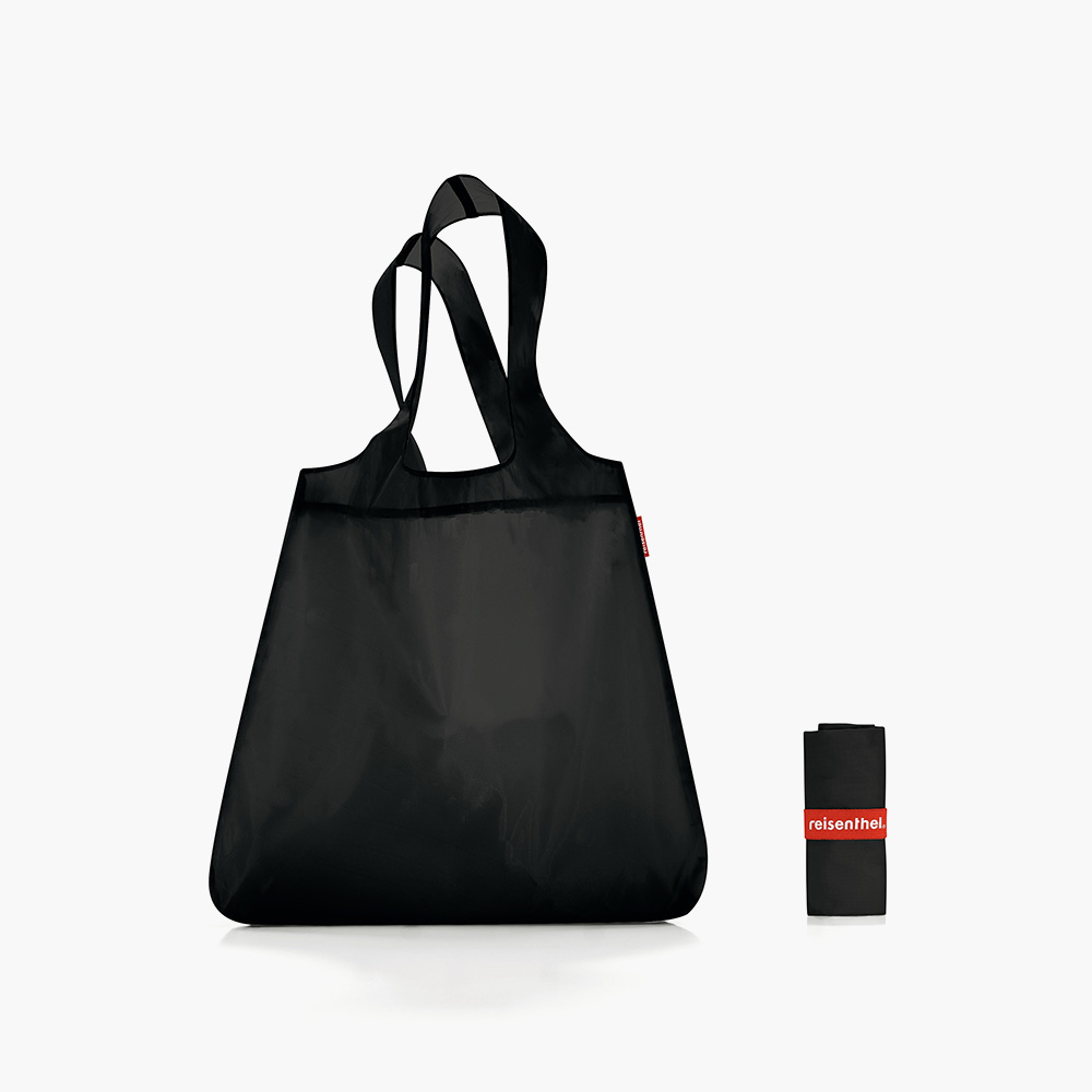 Reisenthel Mini Maxi Shopper hopfällbar shoppingpåse i svart