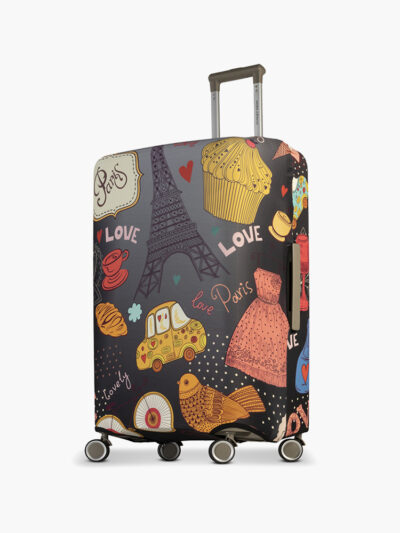 Worldpack resväsköverdrag Love Paris i medium