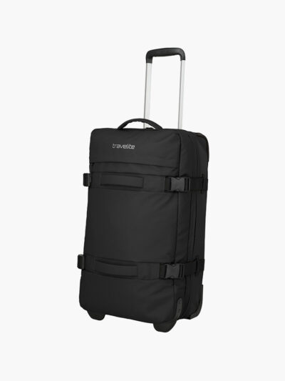 Travelite Bolonia resväska med hjul i mediumstorlek i svart